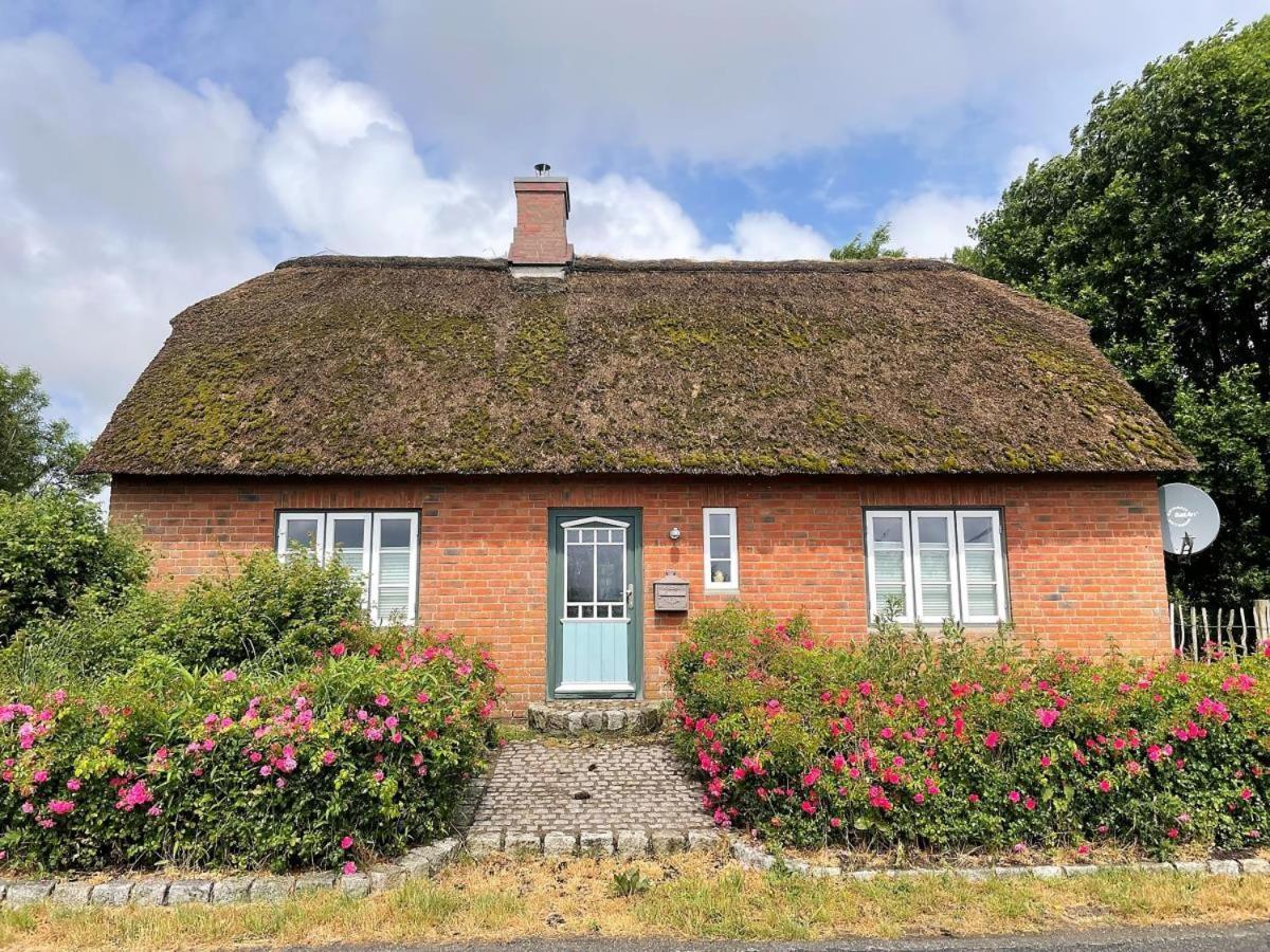 Das Puppenhaus, Reetdach, Sauna, Kamin, Eingezaeunt, Badewanne, Haustiere Willkommen Emmelsbüll-Horsbüll Buitenkant foto