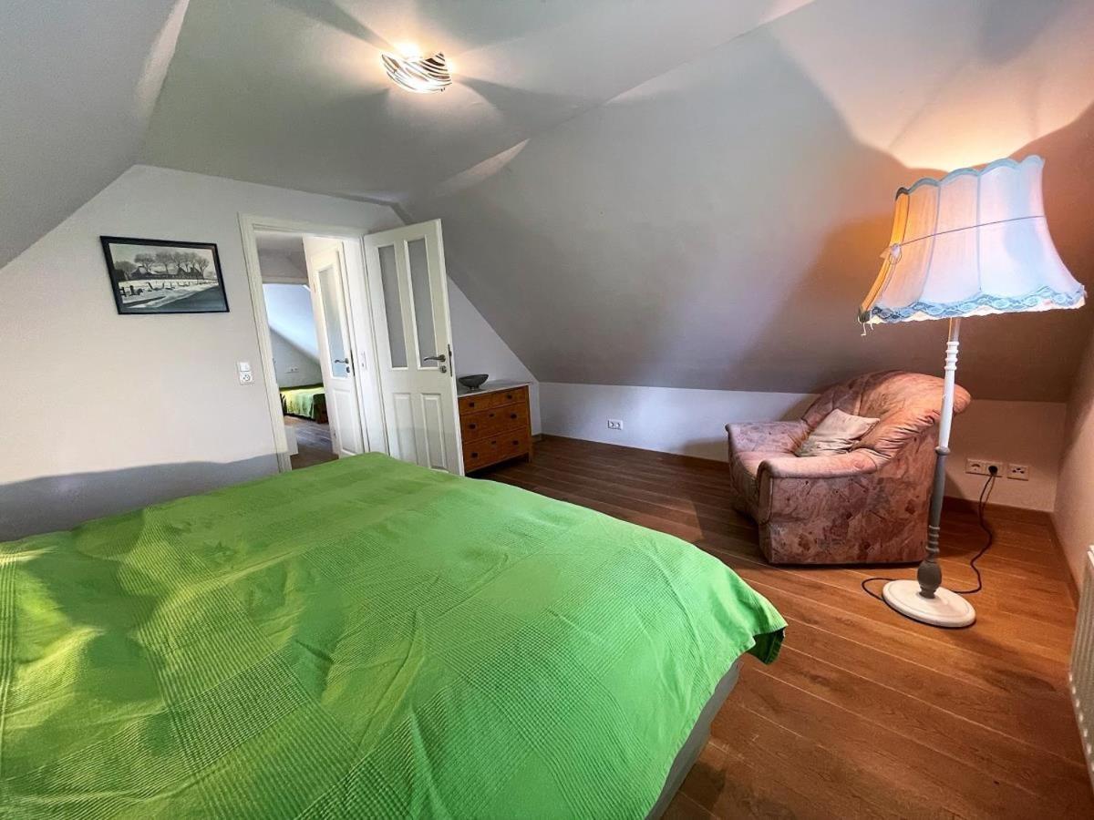 Das Puppenhaus, Reetdach, Sauna, Kamin, Eingezaeunt, Badewanne, Haustiere Willkommen Emmelsbüll-Horsbüll Buitenkant foto