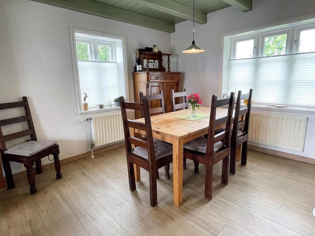 Das Puppenhaus, Reetdach, Sauna, Kamin, Eingezaeunt, Badewanne, Haustiere Willkommen Emmelsbüll-Horsbüll Buitenkant foto